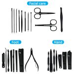 Manicure Set Professional Nail Clipper Kit-26 Pieces Stainless Steel Manicure Kit,nail Care Tools With Luxurious Travel Case - Image 3